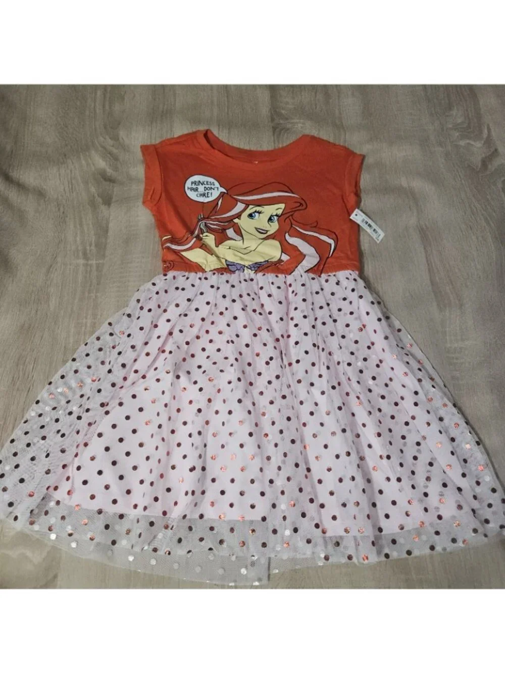 Girls Size M 8 Years Ariel Star Wars Tshirts Dresses Leggings Nwot School